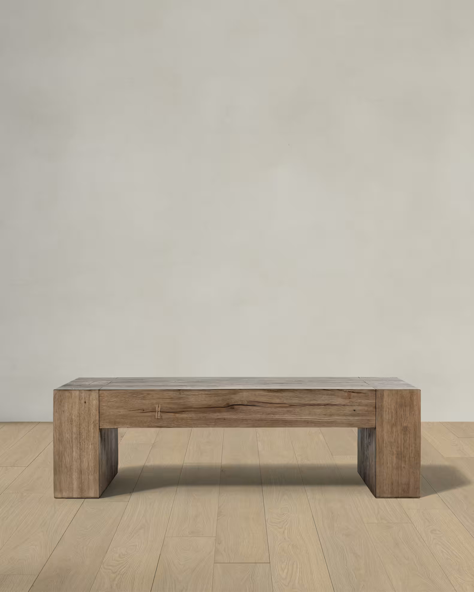 Reclaimed Oak Waterfall Coffee Table | Quince