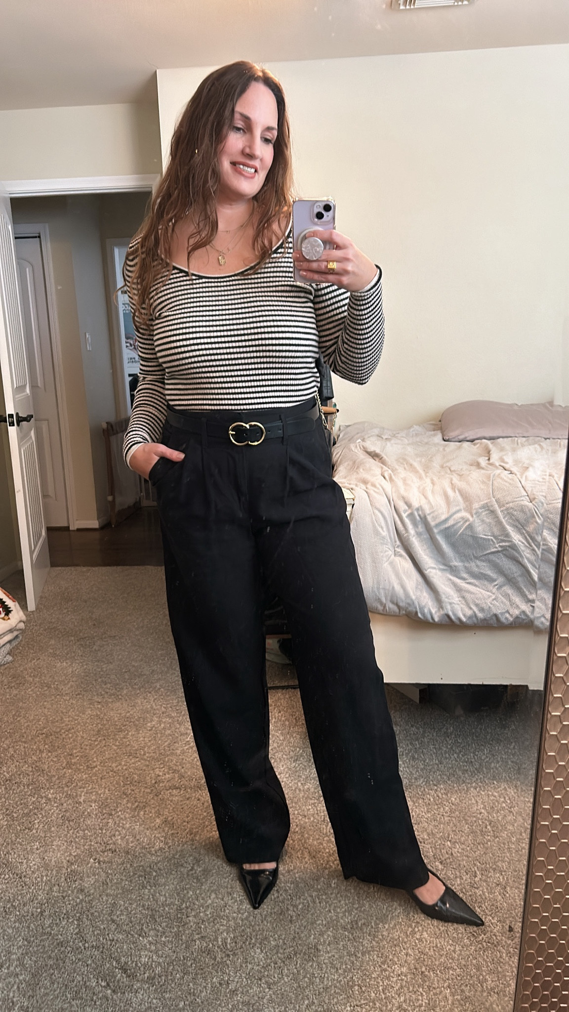 Lunch meeting with Evereve ✌️

#LTKMidsize #LTKWorkwear #LTKOver40