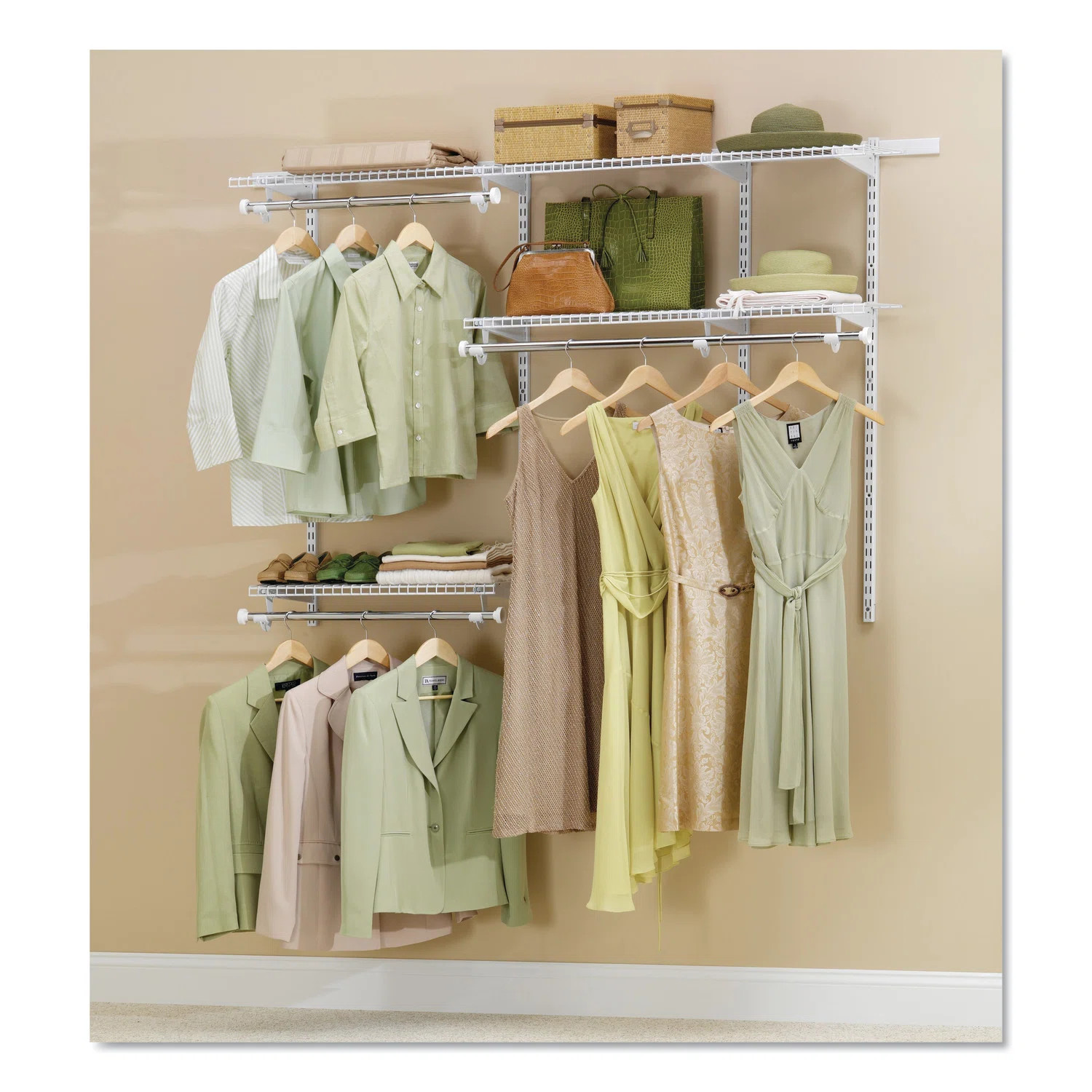 Rubbermaid Configurations 3-6 foot Closet Kit & Reviews | Wayfair | Wayfair North America