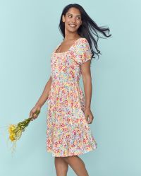 Womens Mommy And Me Floral Tiered Dress - rose pottery | The Children's Place