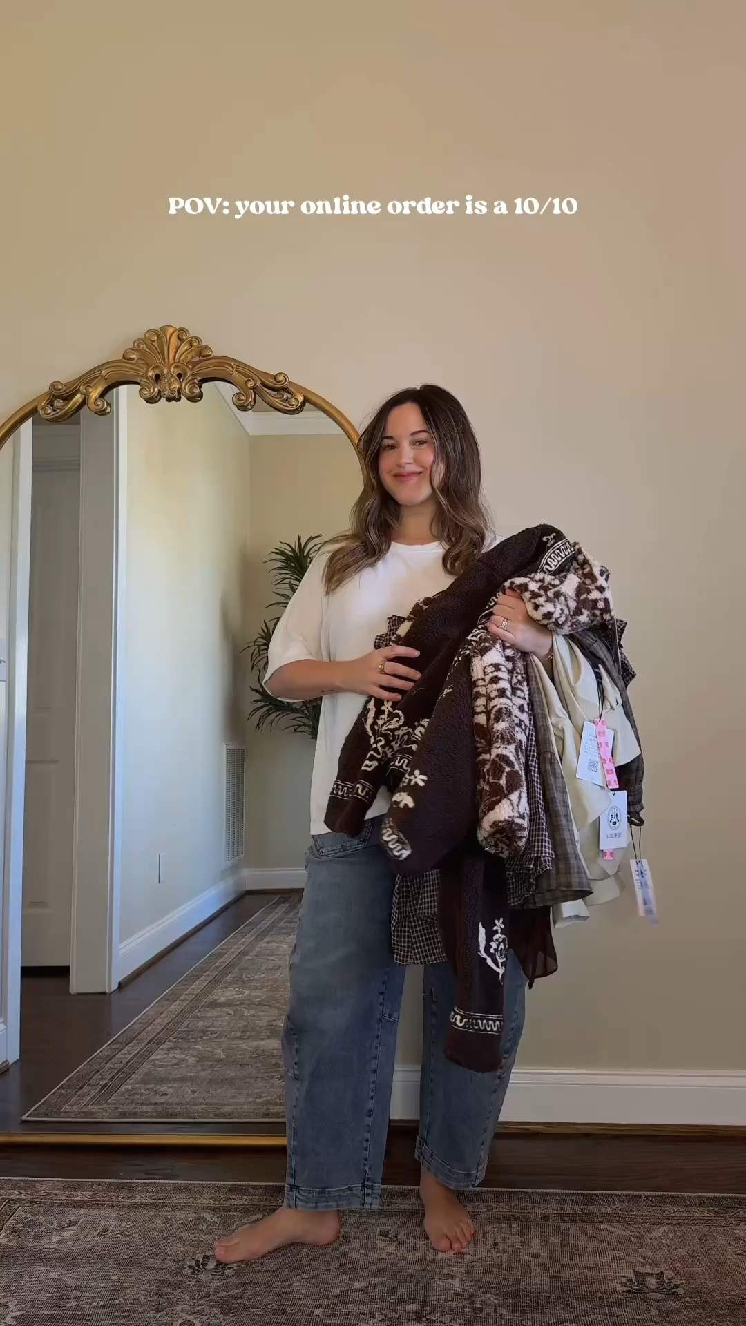 Fall haul from @shopcider
Faux leather jacket - L
Vest - XL
Dress - XL
Skirt- L
Cami/Cape top - L
Floral jacket - XL
Stripe top (arrived after I filmed this) - L

#LTKSeasonal #LTKMidsize #LTKootd