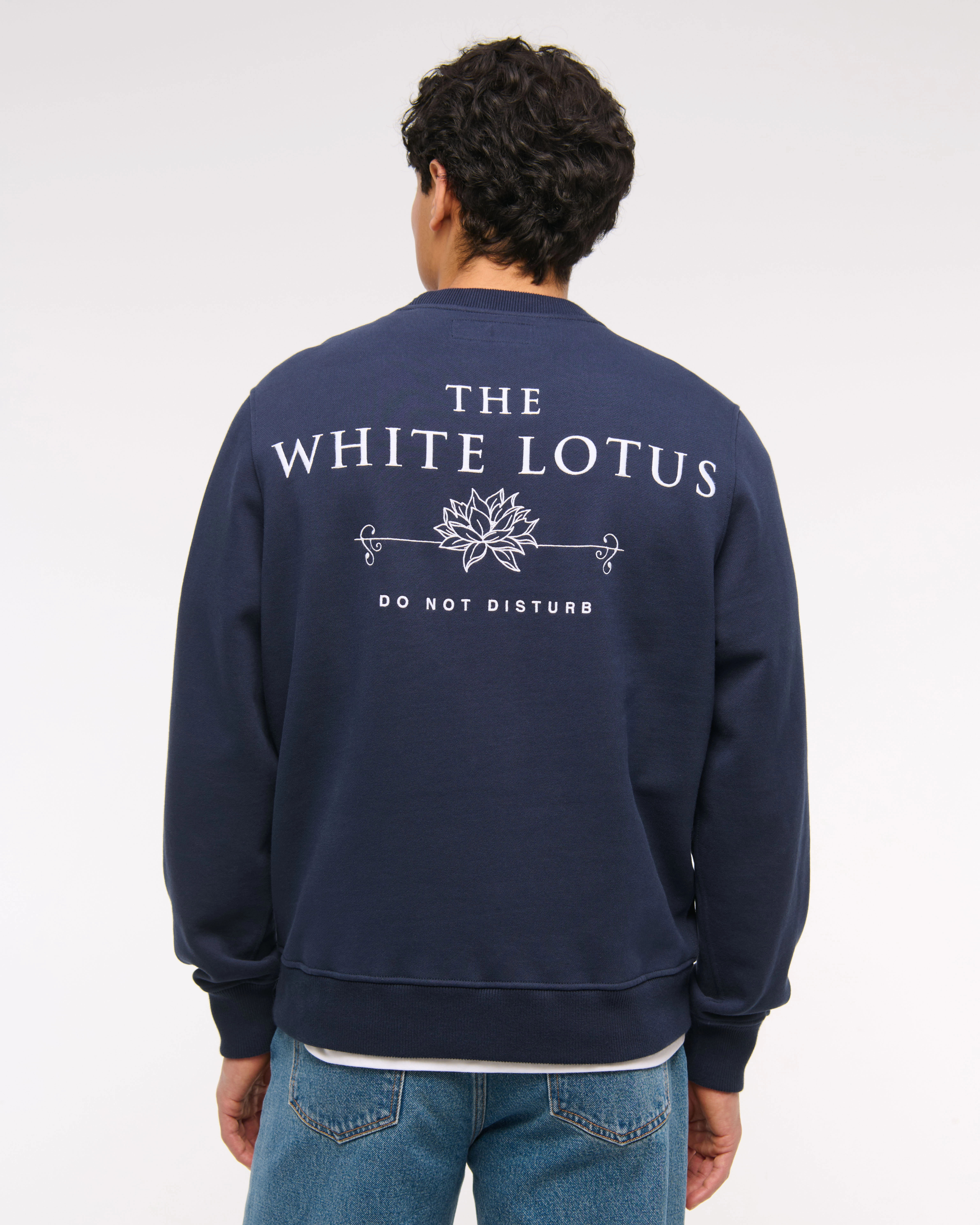 The White Lotus Graphic Crew Sweatshirt | Abercrombie & Fitch (US)