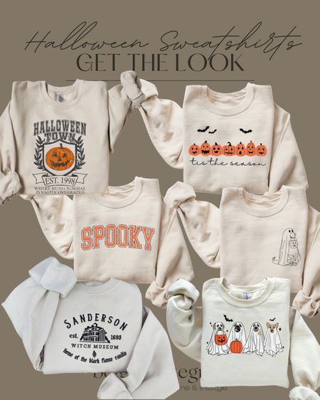 I mean how cute are these Halloween sweatshirts!! Throw them in with some faux leather leggings and you have the cutest look! 

#LTKhome #LTKSeasonal #LTKstyletip