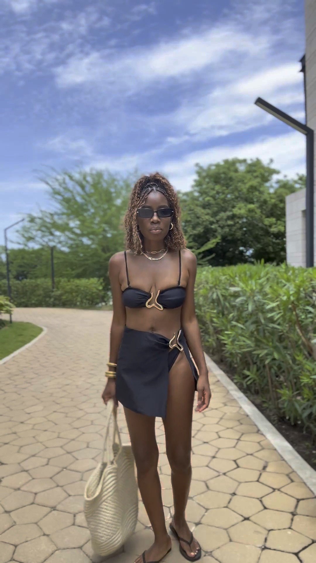 This bikini and cover up are everything! 