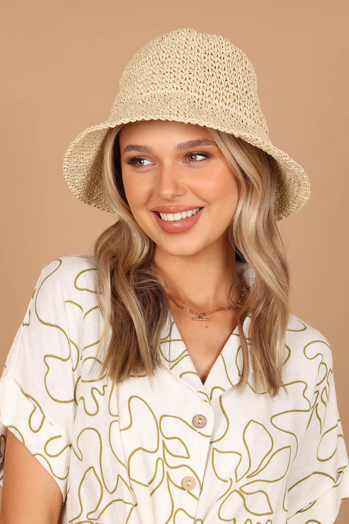 Talia Crochet Hat - Natural | Petal & Pup (US)