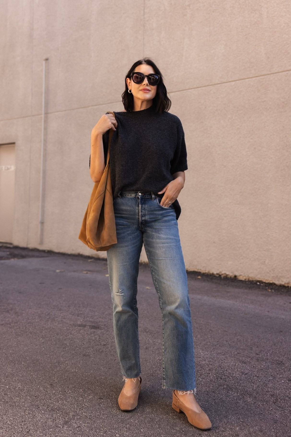 My favorite jeans are on sale! I'm in the 30, I find they run a touch snug at the waist!

My sweater is on sale, too! Under $60! I'm in the medium.  

 #LTKCyberWeek #LTKSaleAlert #LTKFindsUnder100