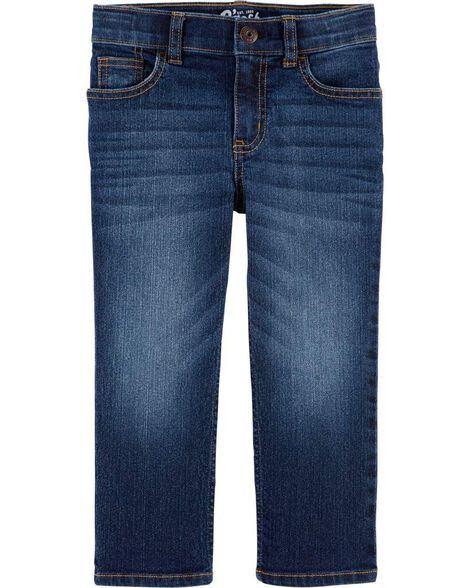 Toddler Dark Blue Wash Classic Jeans | Carter's Inc