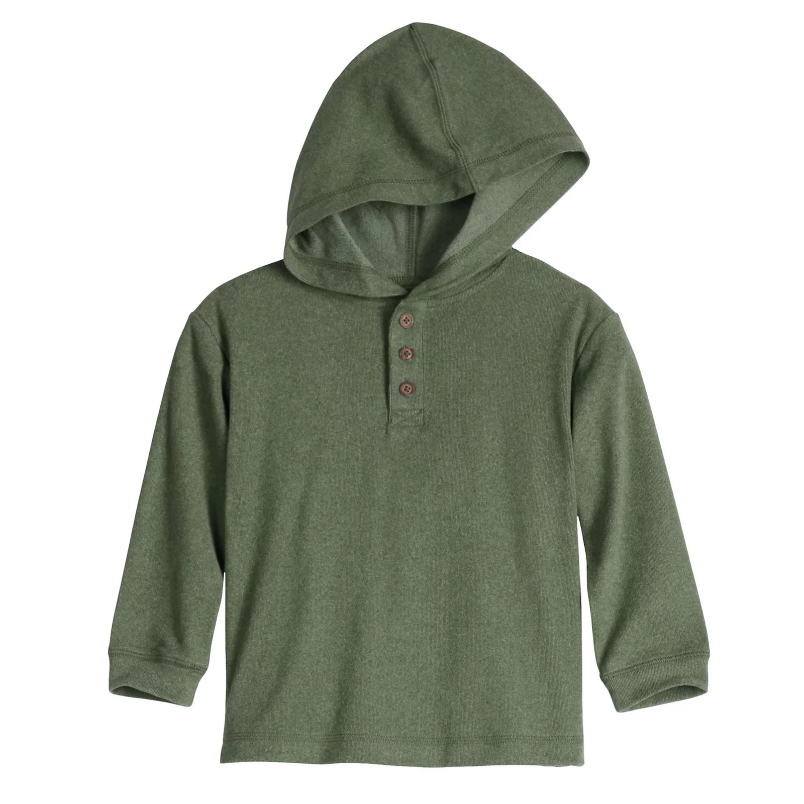 Baby & Toddler Boy Jumping Beans® Cozy Hooded Henley | Kohl's