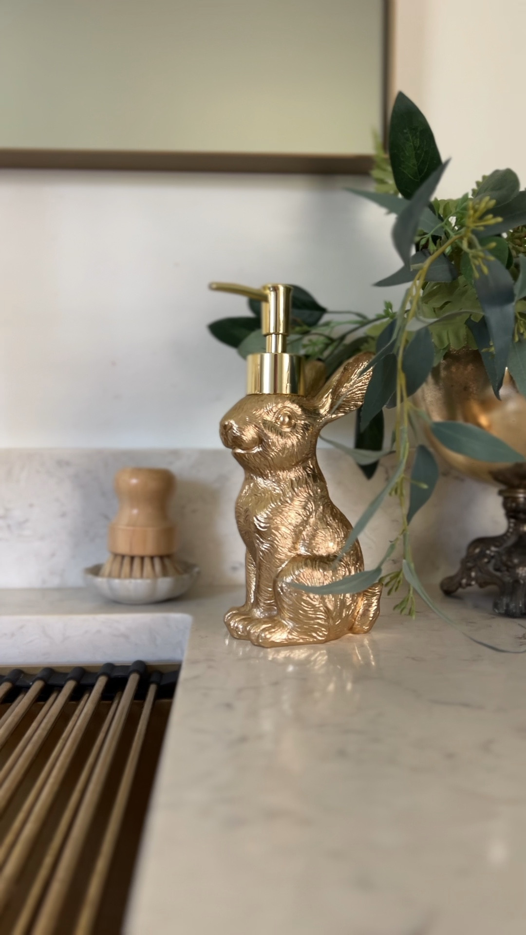 Added a little fun and whimsy to our laundry room sink setup with this adorable fold bunny soap dispenser. Such a playful little detail that brings a smile to my face when doing everyday chores  

#LTKHome #LTKSeasonal #LTKSaleAlert