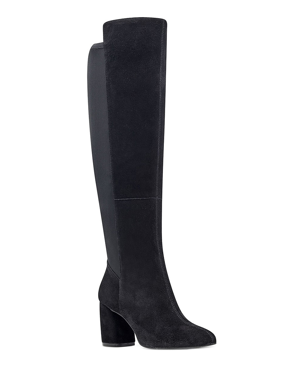 Black Kerianna Over-the-Knee Boot - Women | zulily