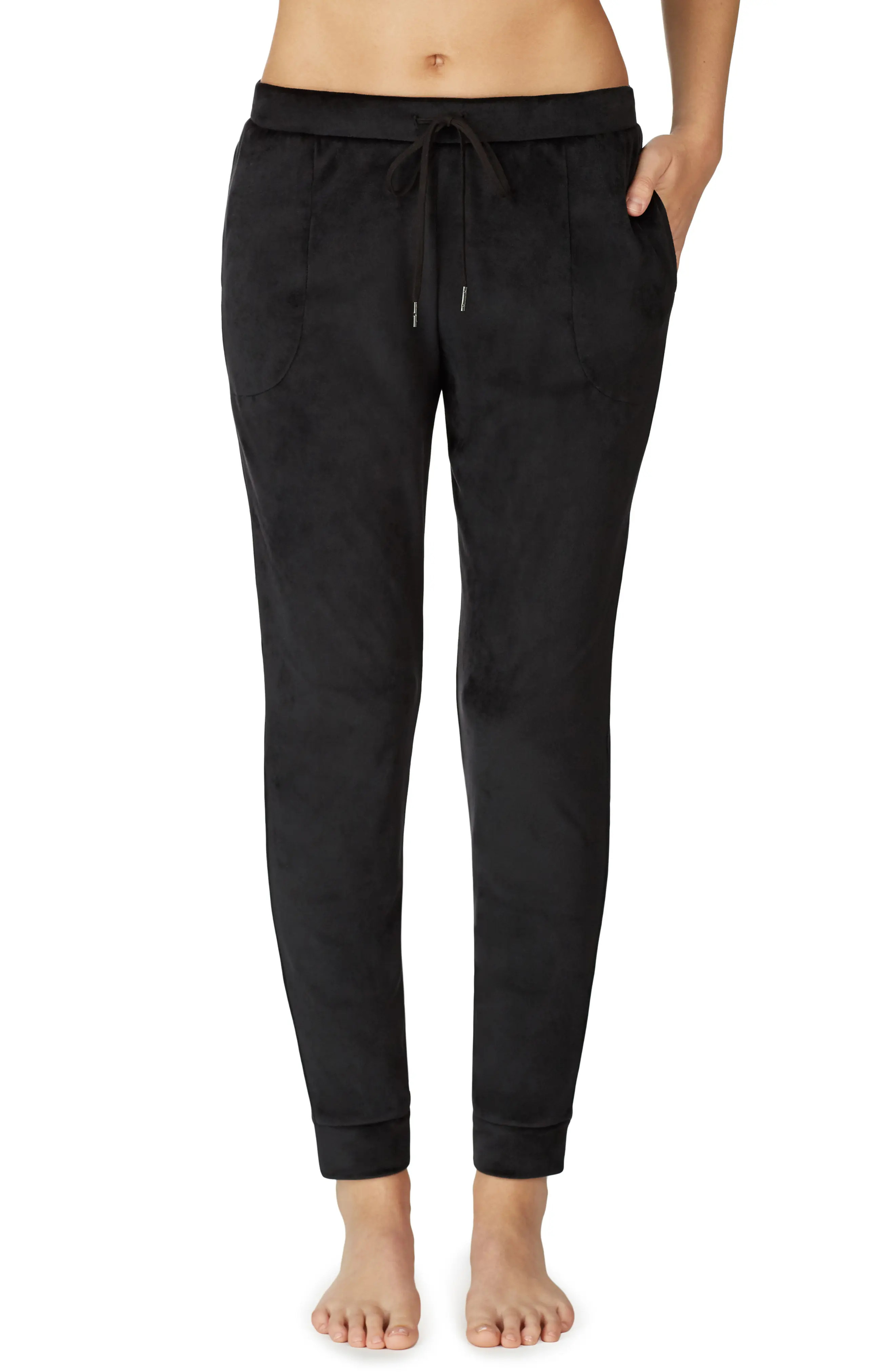 Women's Room Service Velour Lounge Jogger Pants, Size X-Large - Black (Nordstrom Exclusive) | Nordstrom