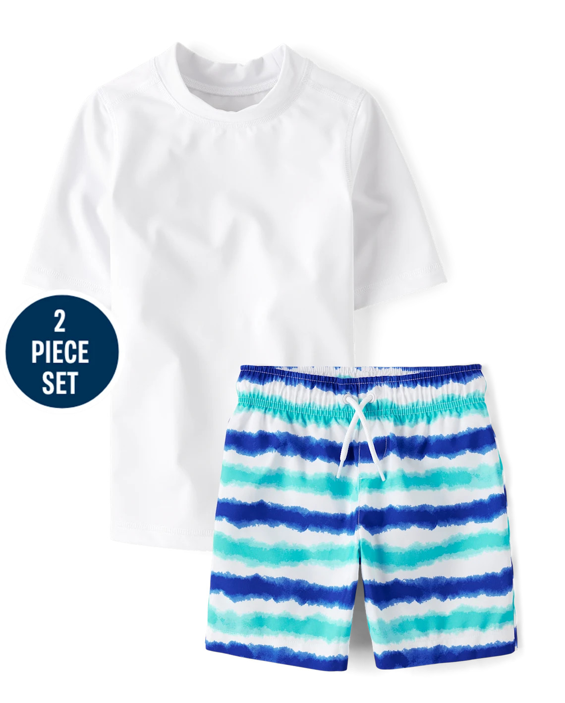 Boys Striped Rashguard Swimsuit - multi | The Children's Place