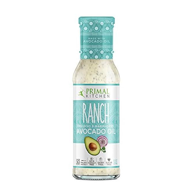 Primal Kitchen - Ranch, Avocado Oil-Based Dressing and Marinade, Whole30 and Paleo Approved (8 oz) | Amazon (US)