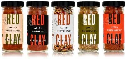 Red Clay Spice It Up Gift Box, Southern Barbecue Rub and Seafood Seasoning, Spicy Everything Bage... | Amazon (US)