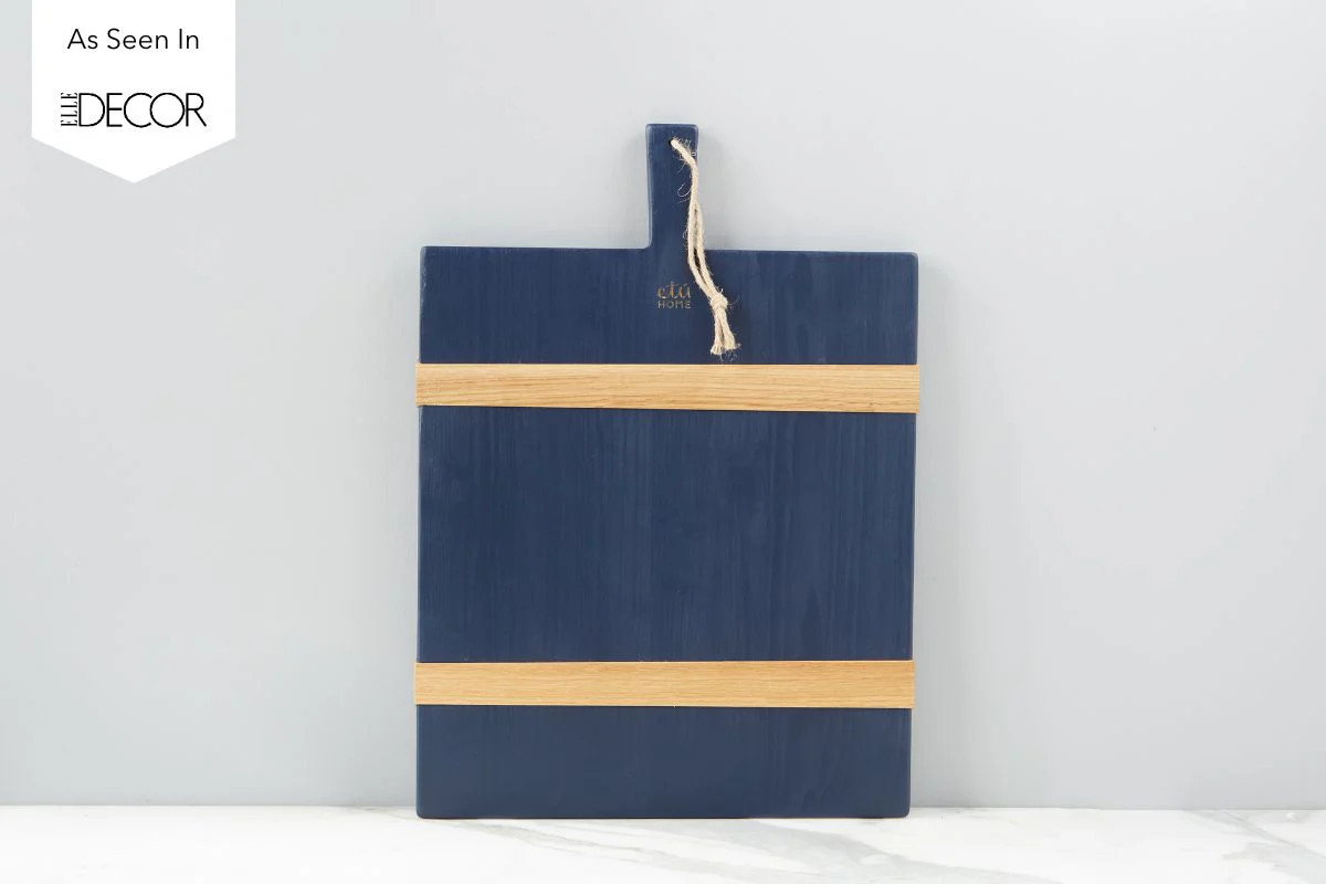 Navy Rectangle Mod Charcuterie Board, Medium | etúHOME