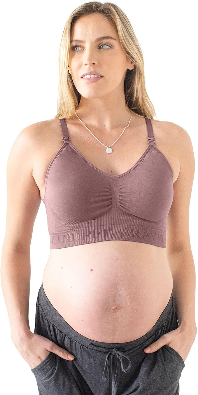 Kindred Bravely Simply Sublime Seamless Nursing Bra for Breastfeeding | Wireless Maternity Bra | Amazon (US)