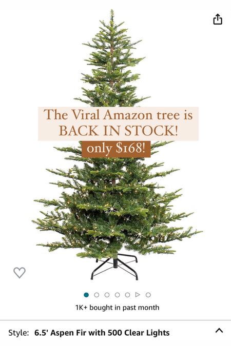 The viral (and affordable!) Amazon Christmas tree is back in stock! 🎄 

#LTKHolidaySale #LTKHoliday #LTKsalealert