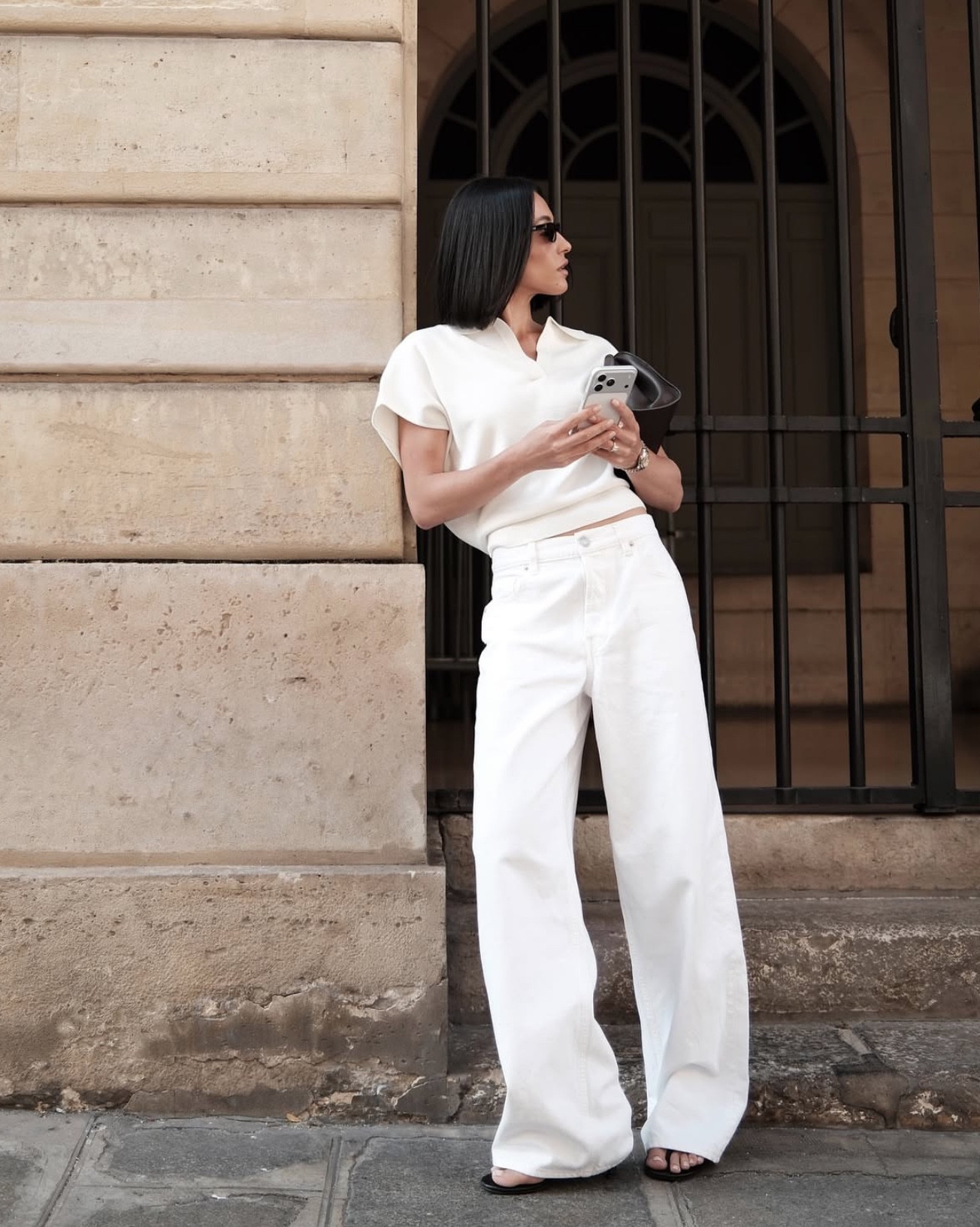 For anyone who missed out last time, this polo is back in stock. I’m wearing an XS here and jeans are 24 x