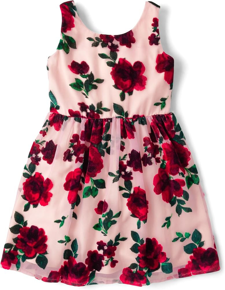The Children's Place Girls Dressy Dress, Sleeveless | Amazon (US)
