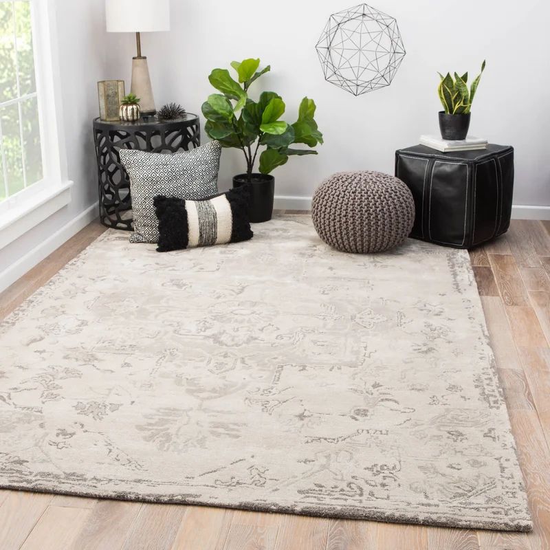 Ellsbury Handmade Tufted Taupe/Gray Rug | Wayfair North America