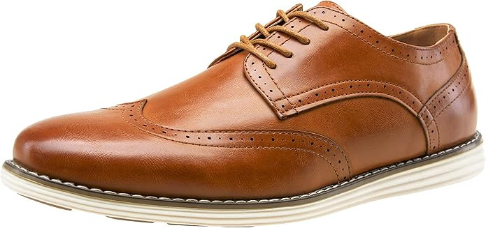 Vostey Men's Casual Dress Shoes Oxford Shoes Business Dress Dress Shoes for Men | Amazon (US)