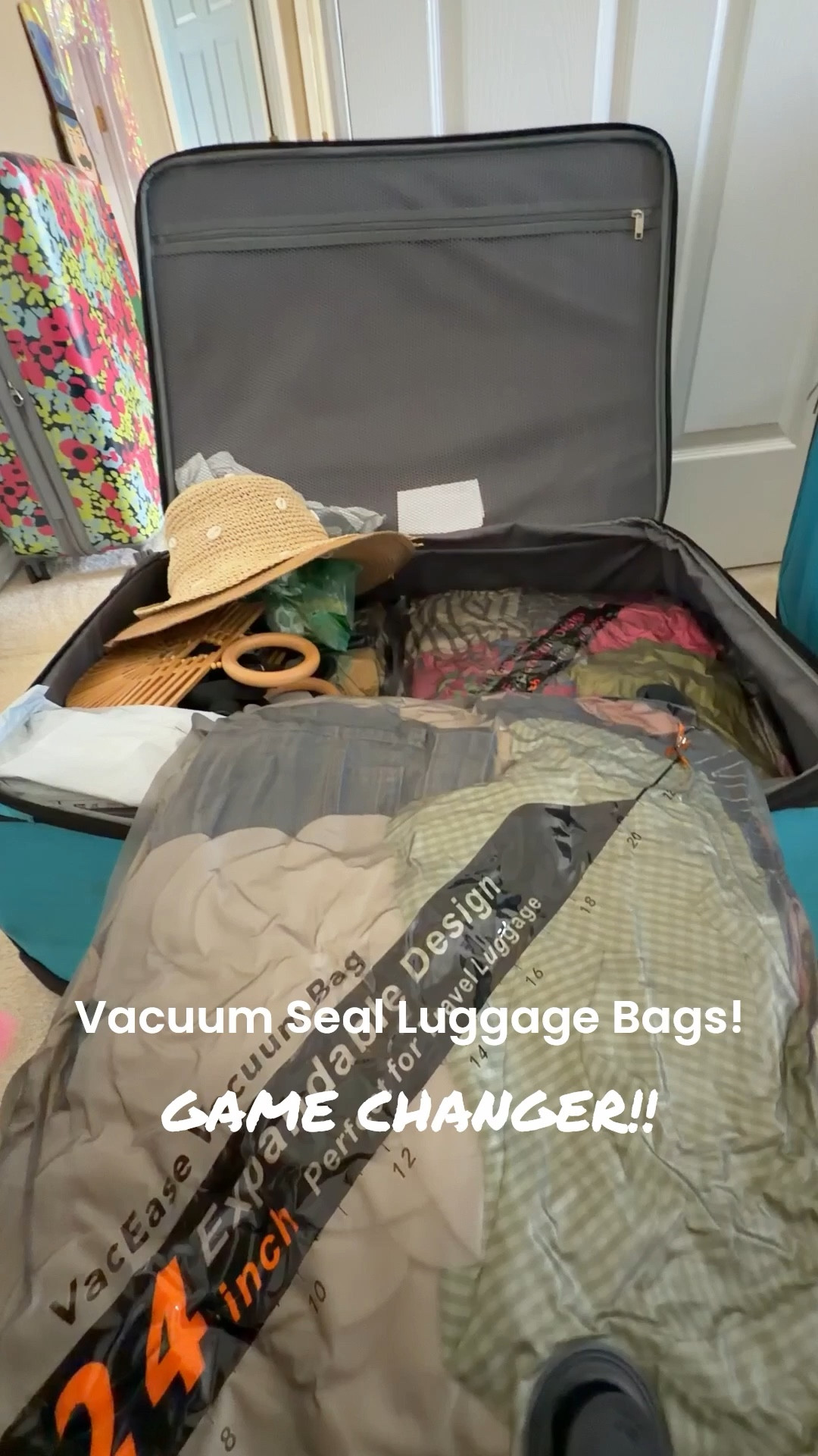 Love these vacuum seal luggage bags! 

#LTKmomlife #LTKHome #LTKdayinmylife