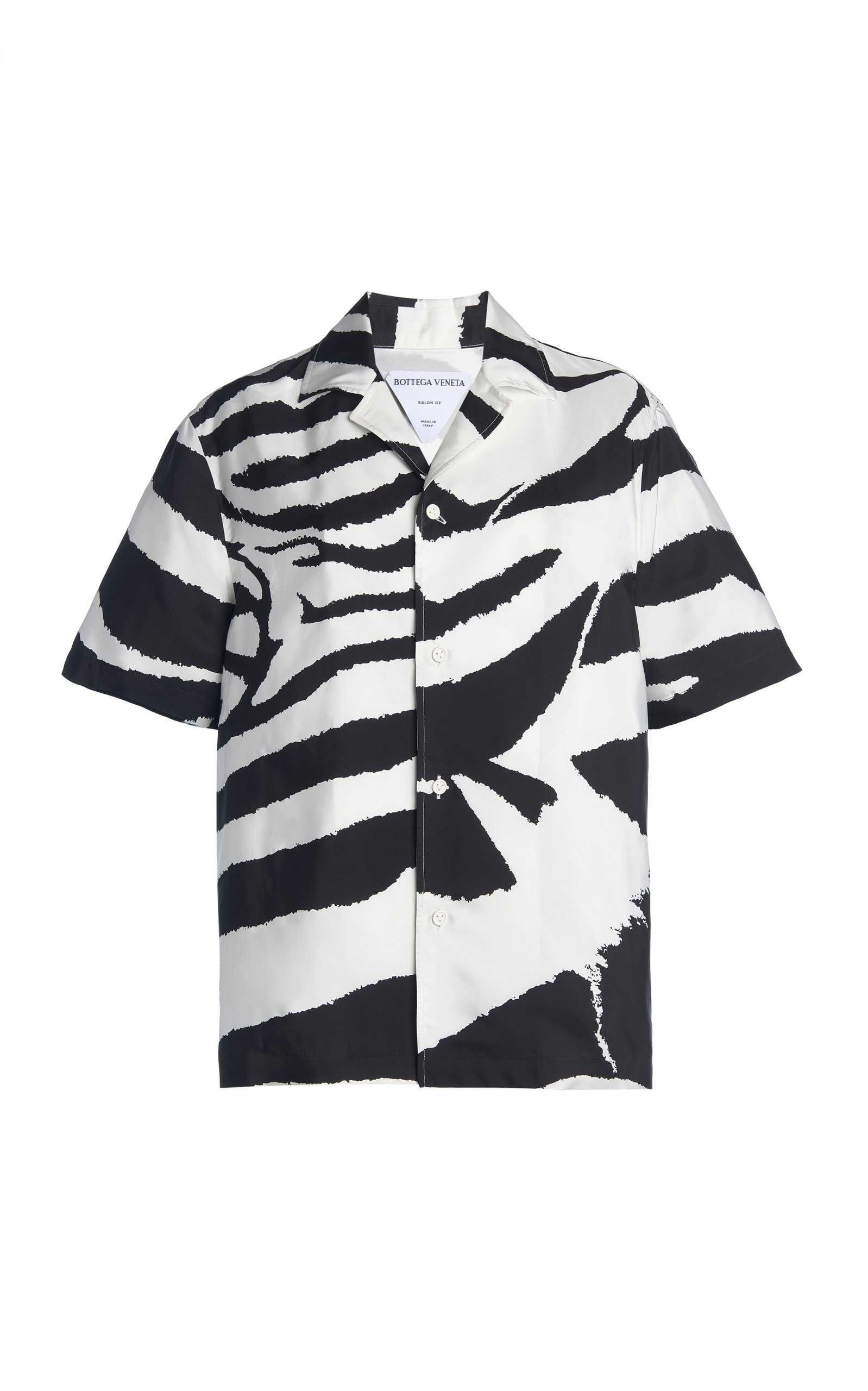 Zebra-Print Crepe Parachute Shirt | Moda Operandi (Global)