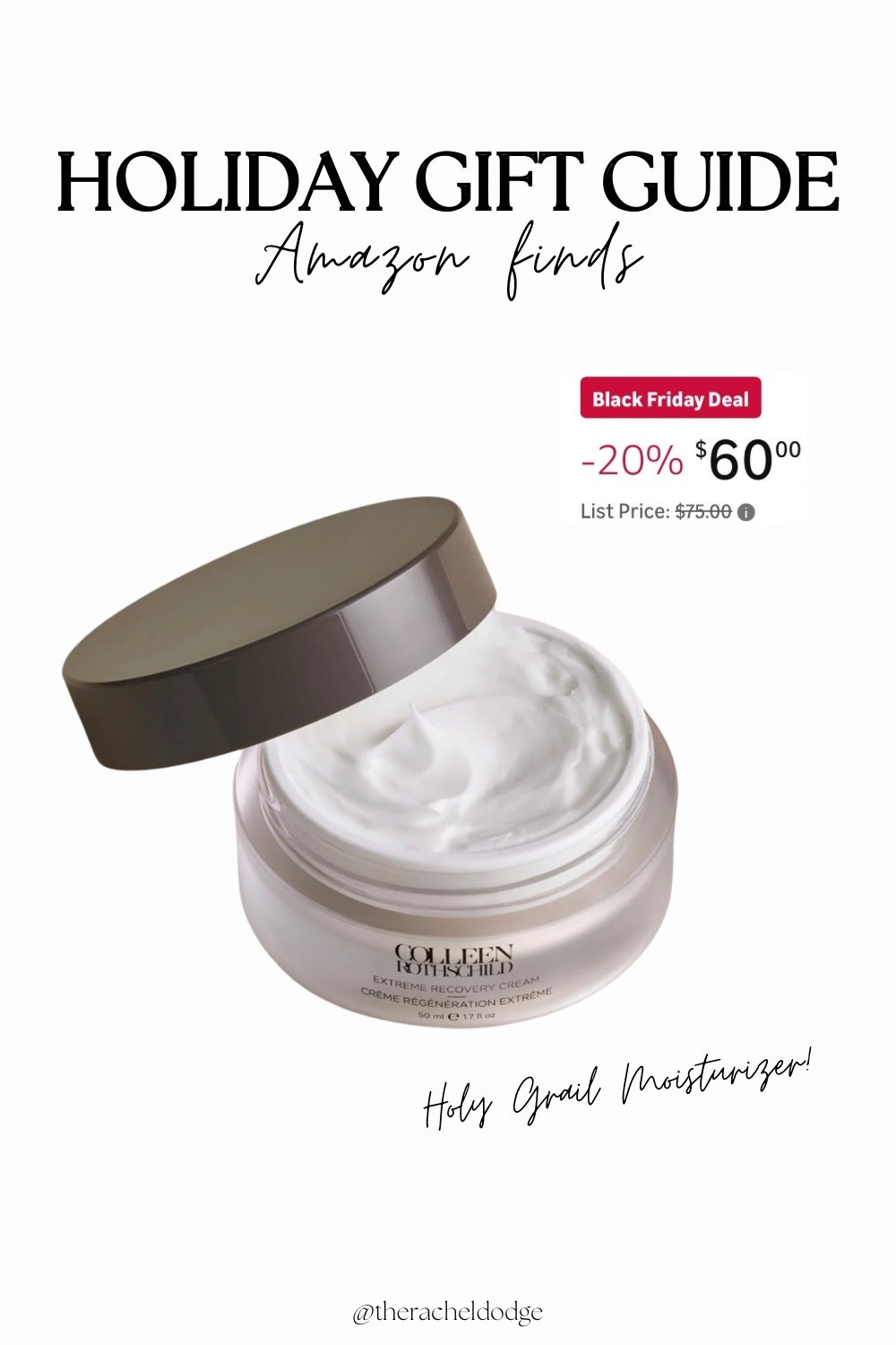 The Colleen Rothschild moisturizer that truly lives up to the hype. Such an easy and luxe gift idea and it’s on a great deal right now.
✨ Holiday gift guide | Amazon finds | Colleen Rothschild | Beauty gifts | Skincare favorites
#HolidayGiftGuide #AmazonFinds #ColleenRothschild #BeautyGifts #SkincareRoutine

#LTKGiftGuide #LTKCyberWeek #LTKHoliday