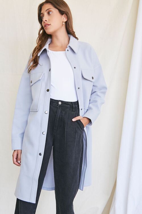 Longline Button-Up Jacket | Forever 21 (US)