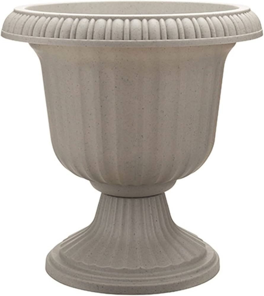 Southern Patio 14 Inch Large Outdoor Home Lightweight Plastic Utopian Urn Flower Planter Pot for ... | Amazon (US)