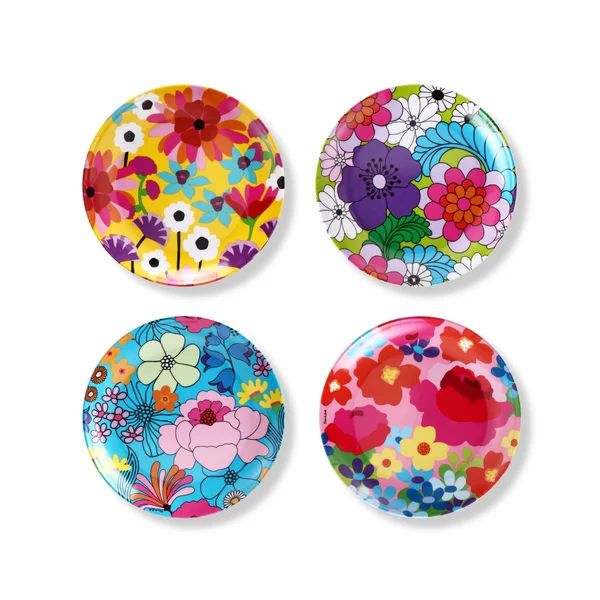 French Bull 11" Dinner Plates Set Of 4 - Garden Floral, Assorted | Wayfair North America