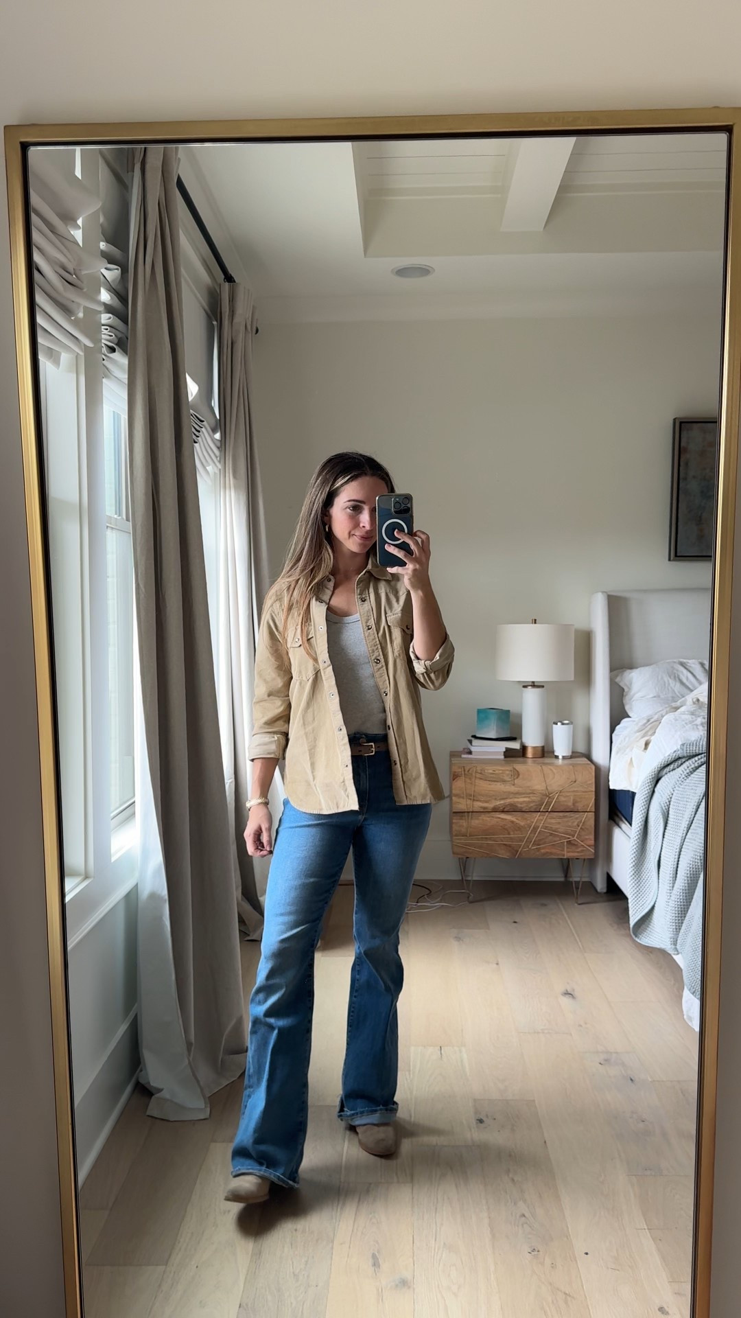 Can’t stop won’t stop wearing these stretchy jeans that fit over my awkward first trimester bump! 

#LTKWorkwear #LTKSeasonal #LTKBump