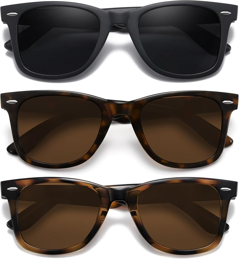 MEETSUN Retro Polarized Sunglasses for Women Men Classic Mirror Lens Driving Trendy Sun Glasses U... | Amazon (US)