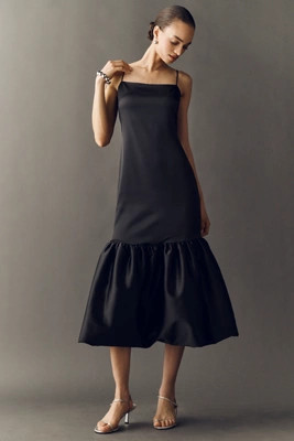 Caroline Constas Sydney Ruffle-Hem Gown | Anthropologie (US)