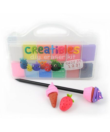 Creatibles DIY Eraser Set | Zulily