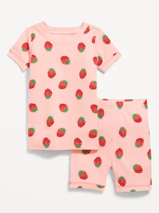 Unisex Snug-Fit Printed Pajama Set for Toddler & Baby | Old Navy (US)