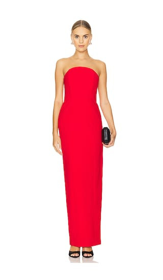 Half Moon Evening Dress in Red | Revolve Clothing (Global)
