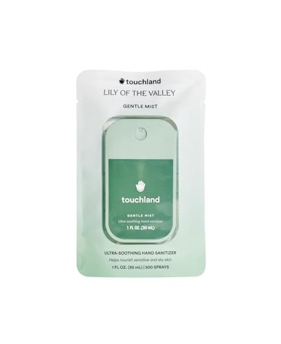 Touchland Gentle Mist Ultra-Soothing Hand Sanitizer Spray, Lily Of The Valley scented, 500-Sprays each, 1FL OZ Travel Size | Amazon (US)
