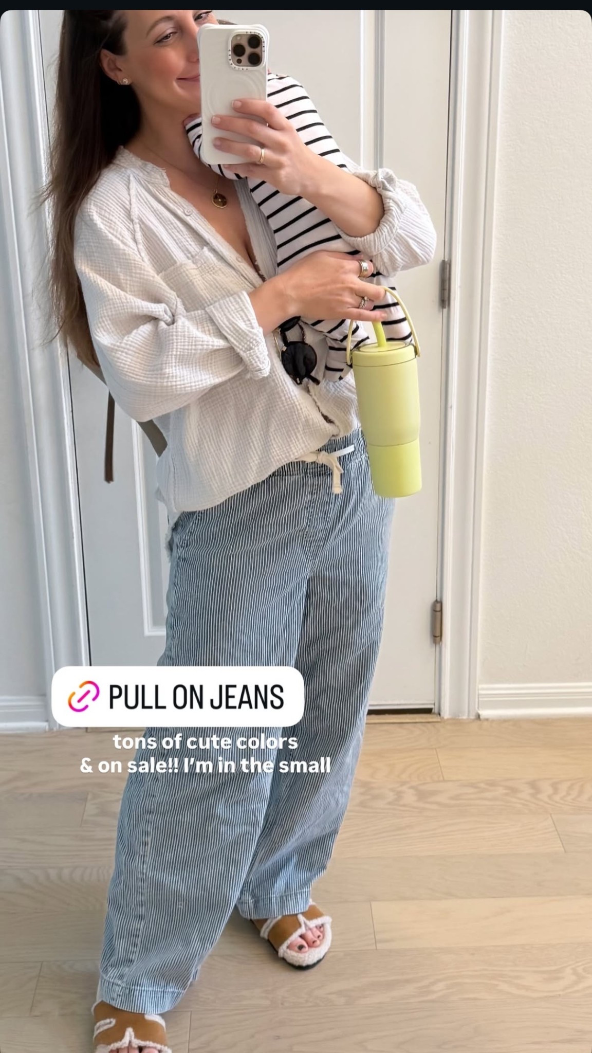 These pull on jeans come in tons of cute colors! Wearing small

#LTKootd #LTKmomlife