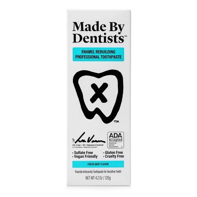 Made By Dentists Enamel Rebuilding Toothpaste - Fluoride Anticavity Toothpaste - Fresh Mint Flavor - 4.2 oz | Target