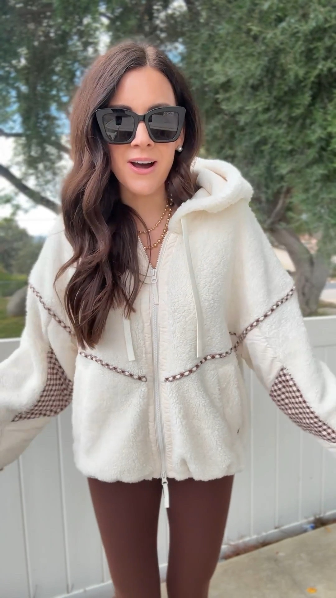 New cozy target jacket in a size medium
Small in Amazon leggings 

#LTKFindsUnder50 #LTKFindsUnder100 #LTKSeasonal