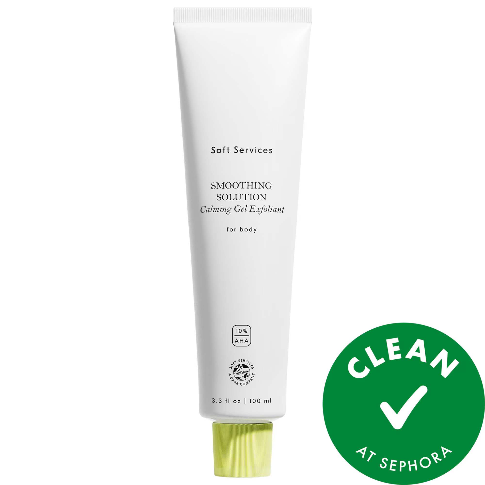 Soft Services Smoothing Solution AHA Chemical Peel Body Exfoliator 3.3 oz | Sephora (US)
