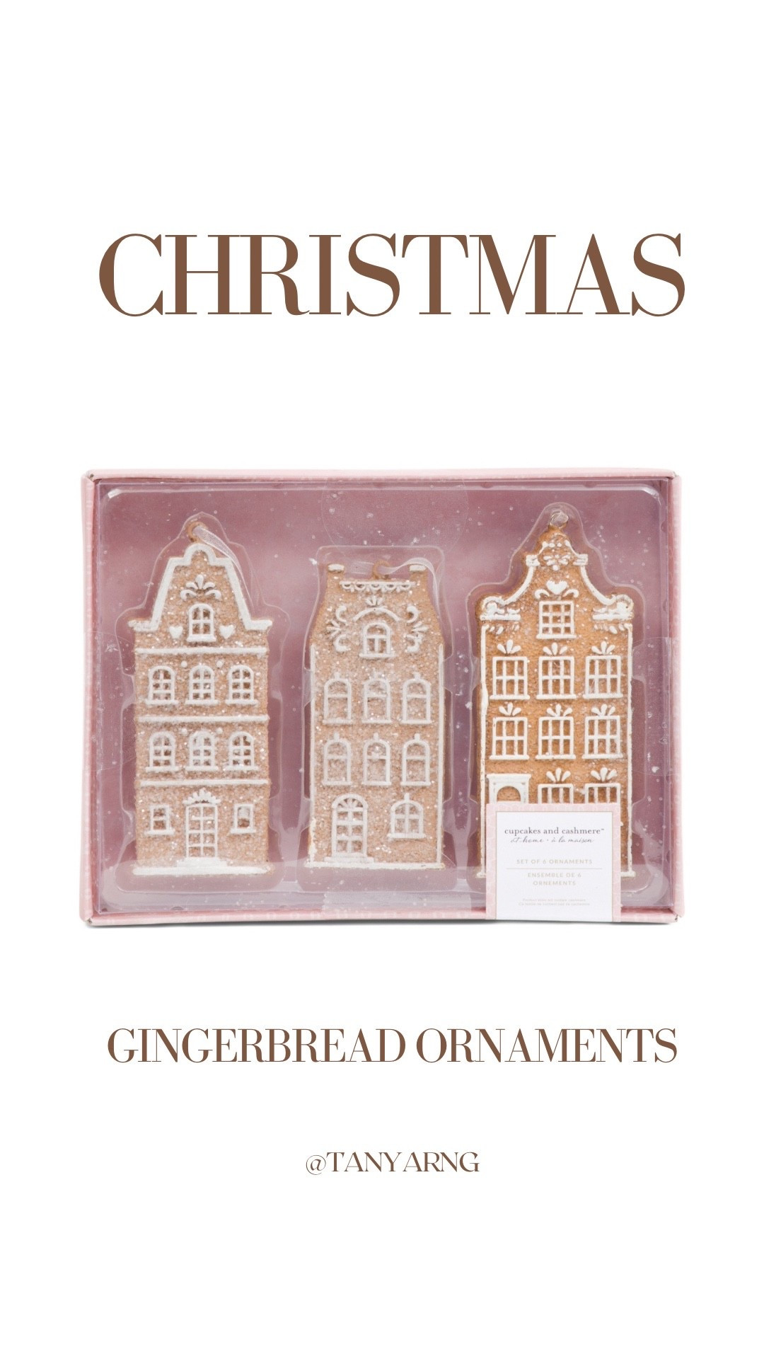Gingerbread house ornaments | tjmaxx | Christmas 

#LTKHome #LTKHoliday #LTKGiftGuide