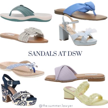 Lots of good sandal options for summers at DSW right now - I’ve linked both casual and dressy options. 

#LTKunder100 #LTKFind #LTKunder50
