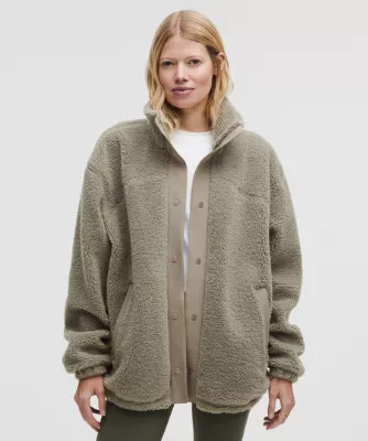 Boucle Fleece Snap-Button Jacket | lululemon (AU)