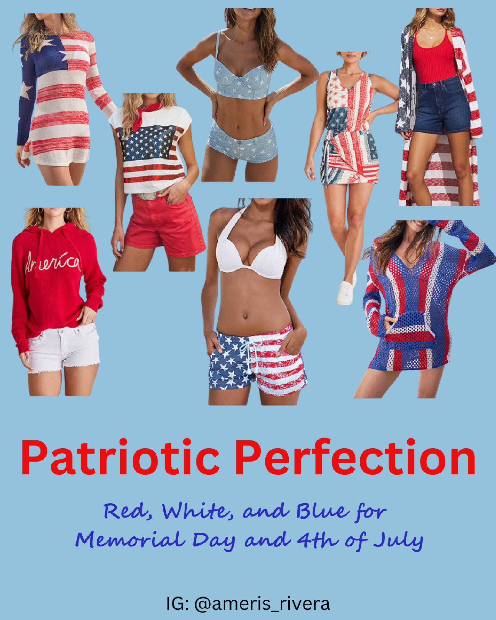 Celebrate in style with these stars, stripes, and everything nice! 🇺🇸✨ #PatrioticFashion #MemorialDay #4thofJuly

#LTKswim #LTKFestival #LTKSeasonal