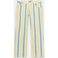 Zara - Jeans Trf Dritti Vita Bassa A Righe - Righe - It 42 (Eur 38) - Donna | Zara IT