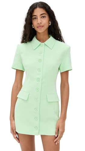Lioness Women's Cheri Short Sleeve Mini Dress, Lime, XXXXS | Amazon (US)