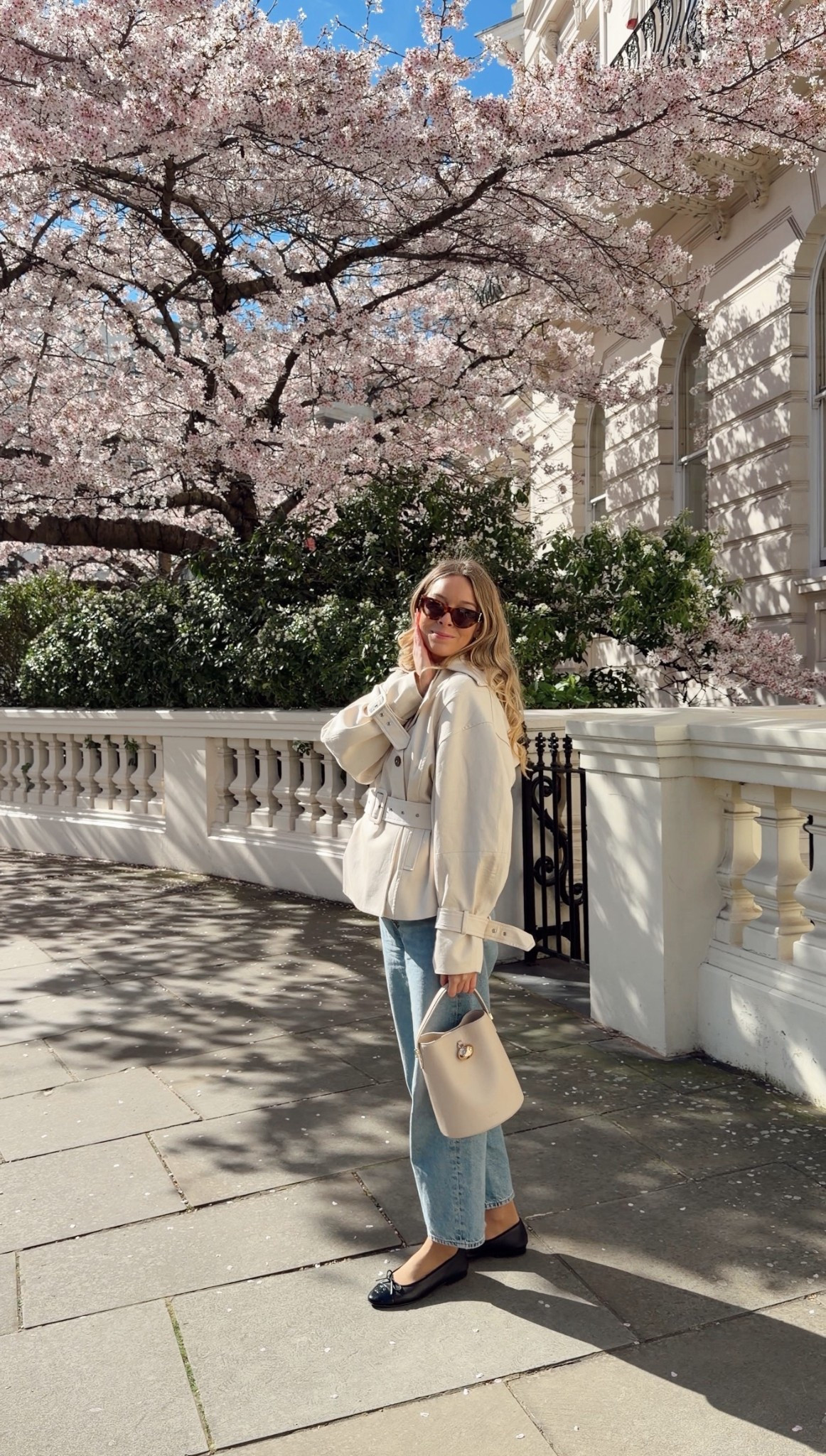 Perfect outfit for London spring walk. Cos jeans, Odd Muse trench coat, Chanel ballerinas 

#LTKspring #LTKluxury #LTKsale