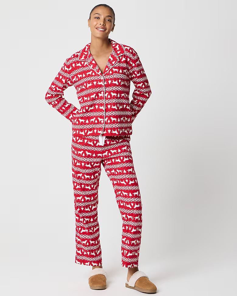 Flannel pajama set | J.Crew Factory